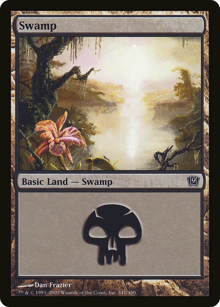 Swamp (9ED-341★) - Ninth Edition Foil