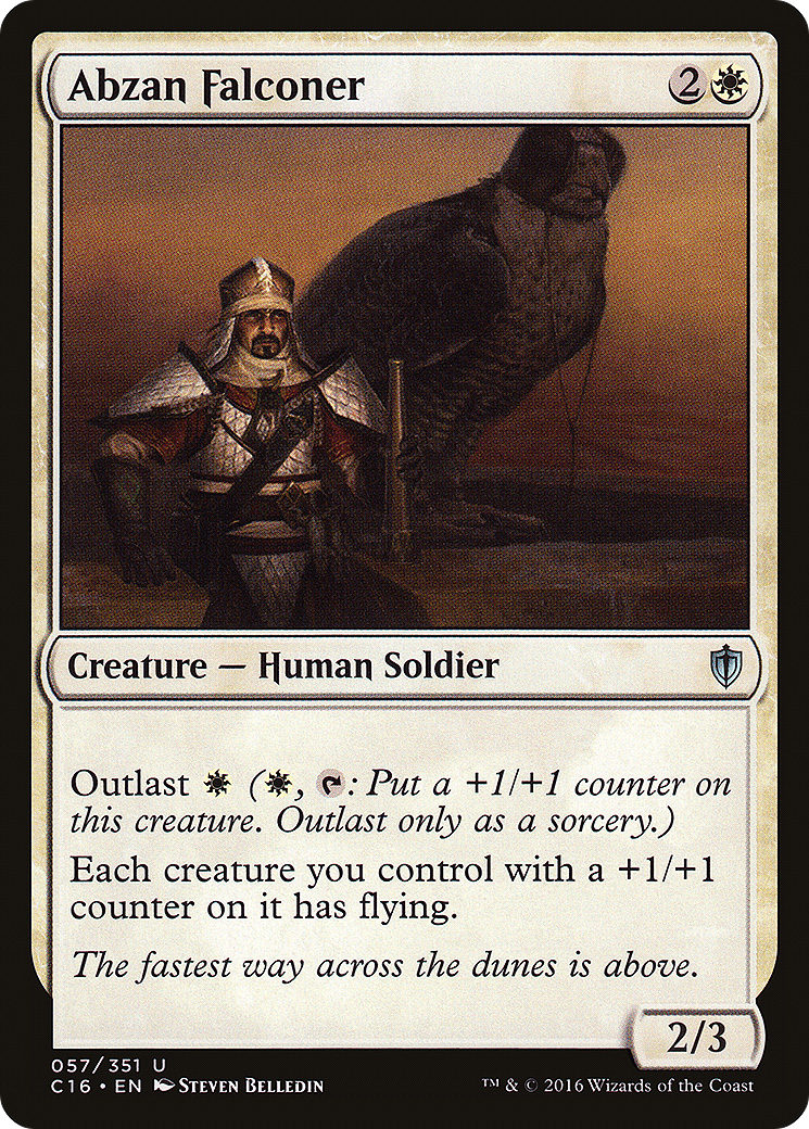 Abzan Falconer (C16-057) - Commander 2016