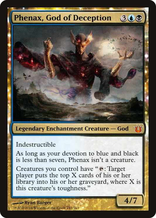 Phenax, God of Deception (BNG-152) - Born of the Gods Foil