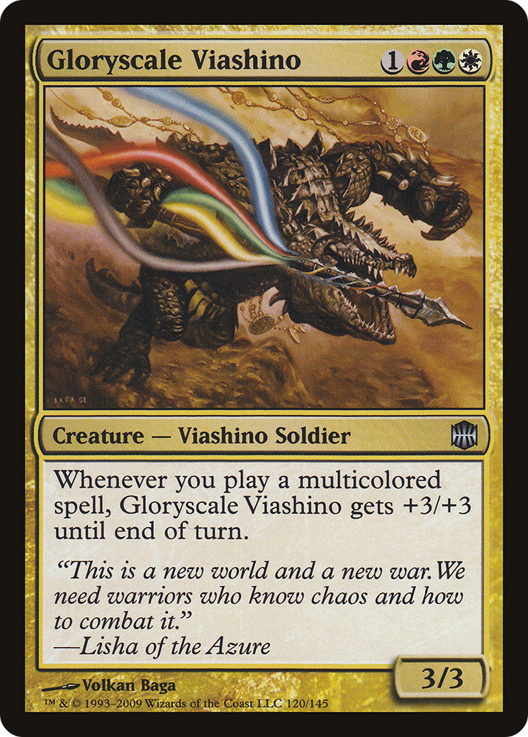 Gloryscale Viashino (ARB-120) - Alara Reborn Foil