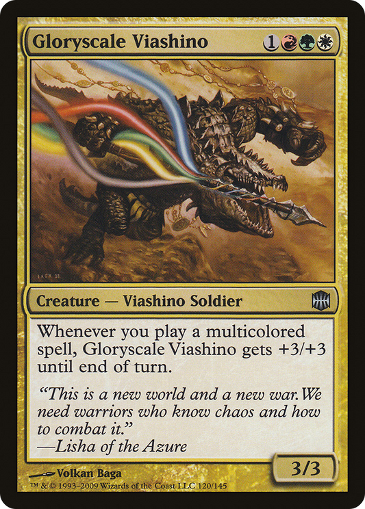 Gloryscale Viashino (ARB-120) - Alara Reborn Foil