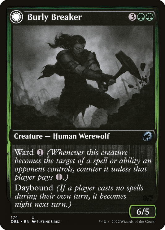 Burly Breaker // Dire-Strain Demolisher (DBL-174) - Innistrad: Double Feature: (Double Faced Transform)