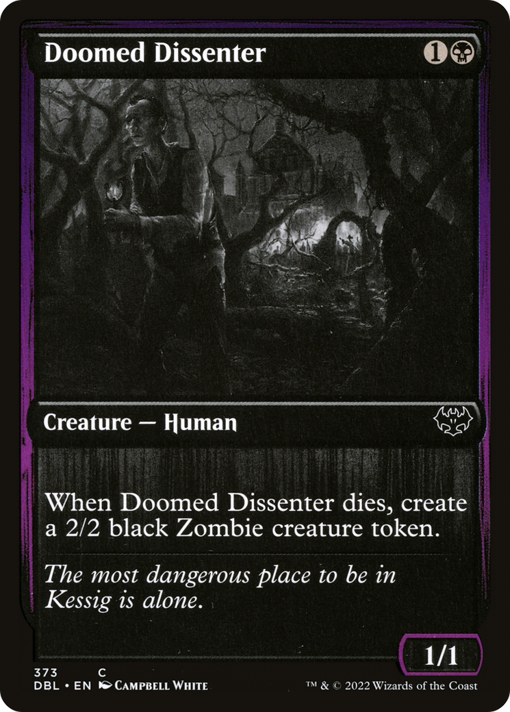 Doomed Dissenter  (DBL-373) - Innistrad: Double Feature