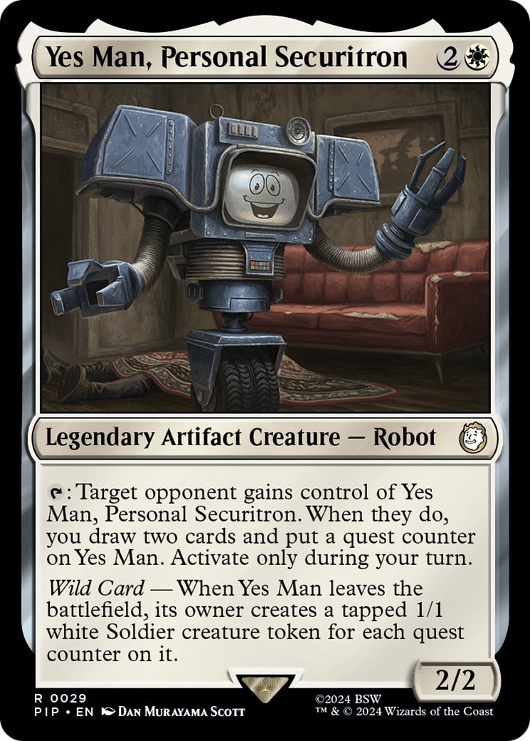 Yes Man, Personal Securitron (PIP-029) - Fallout