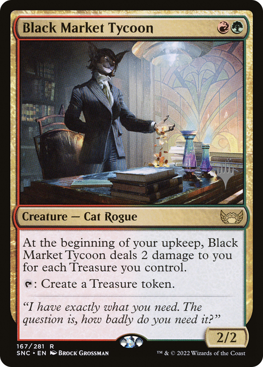 Black Market Tycoon (PSNC-167P) - Streets of New Capenna Promos Foil