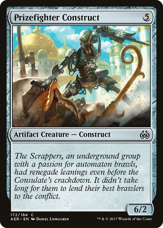 Prizefighter Construct (AER-172) - Aether Revolt Foil