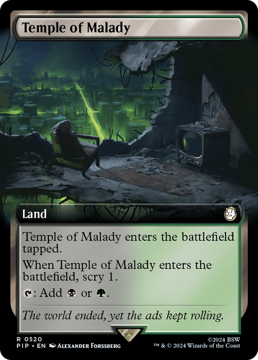 Temple of Malady (PIP-520) - Fallout: (Extended Art) Foil