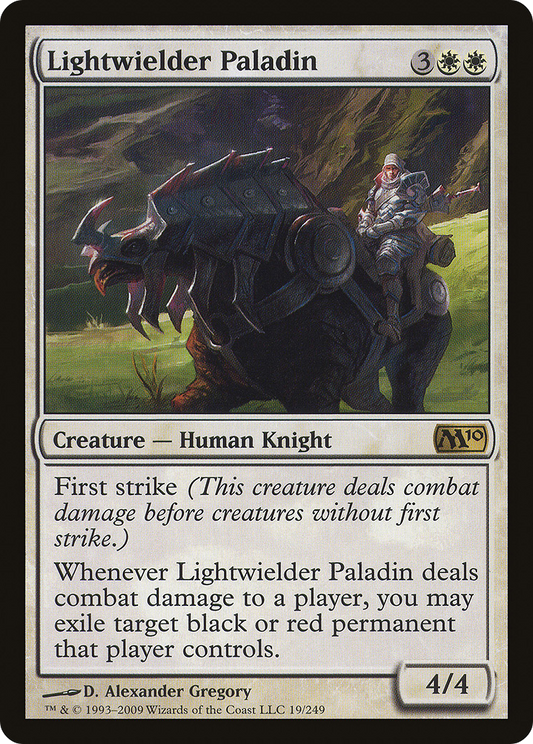 Lightwielder Paladin (M10-019) - Magic 2010