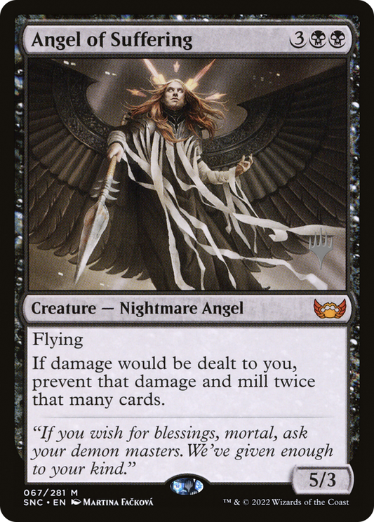 Angel of Suffering (PSNC-67P) - Streets of New Capenna Promos Foil