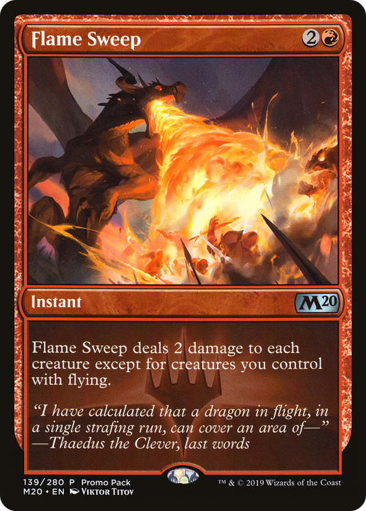 Flame Sweep (PM20-139) - Core Set 2020 Promos