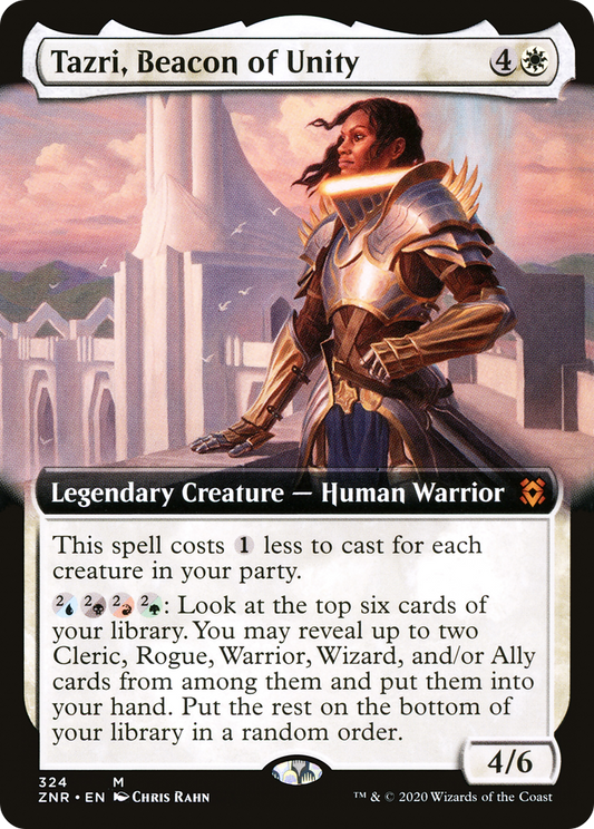 Tazri, Beacon of Unity (ZNR-324) - Zendikar Rising: (Extended Art)