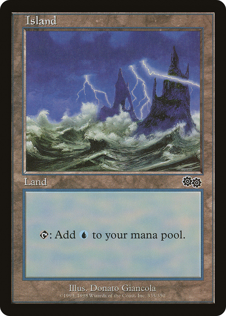 Island (USG-335) - Urza's Saga