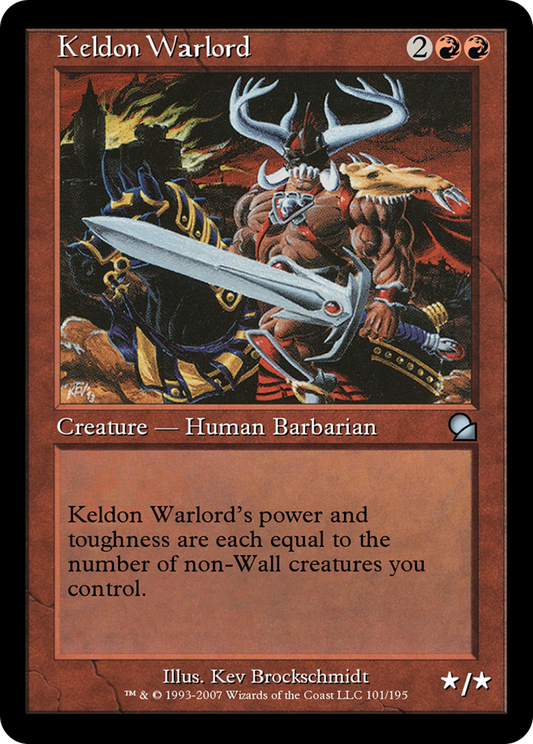 Keldon Warlord (ME1-101) - Masters Edition