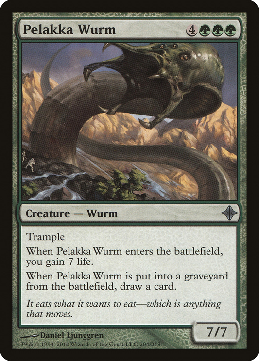 Pelakka Wurm (ROE-204) - Rise of the Eldrazi Foil