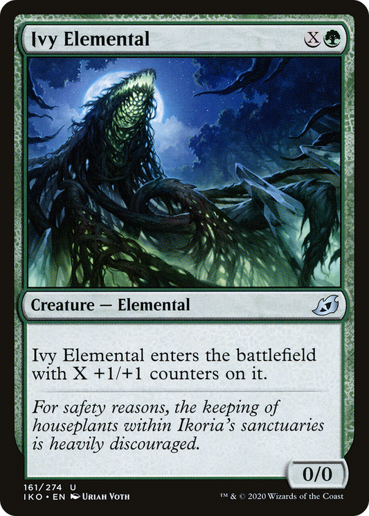 Ivy Elemental (IKO-161) - Ikoria: Lair of Behemoths Foil