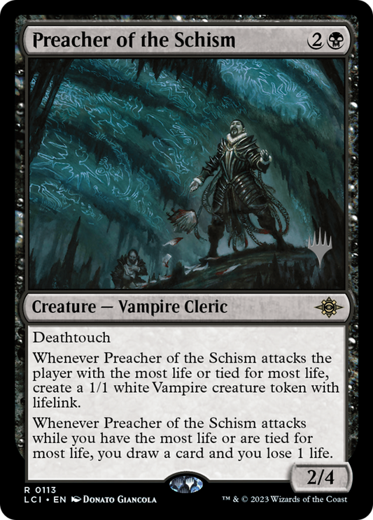 Preacher of the Schism (PLCI-113P) - The Lost Caverns of Ixalan Promos Foil