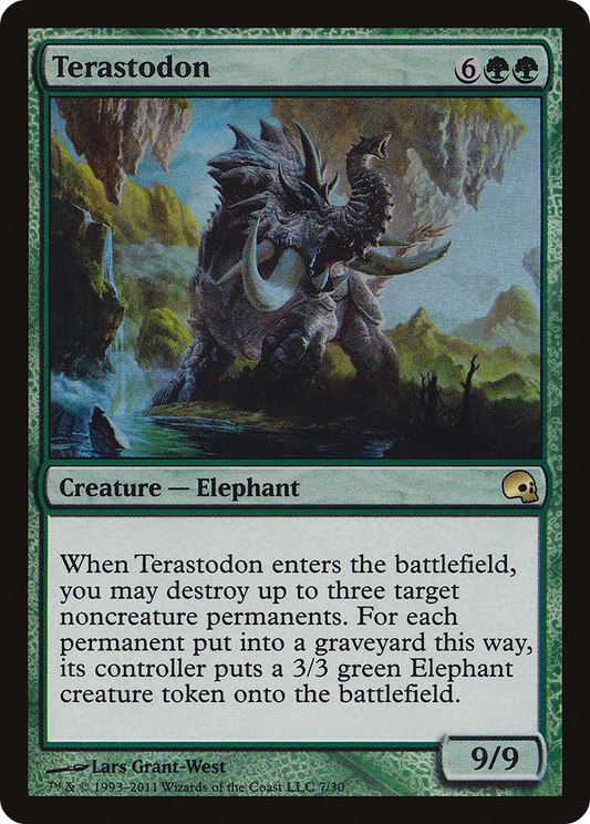 Terastodon (PD3-007) - Premium Deck Series: Graveborn Foil