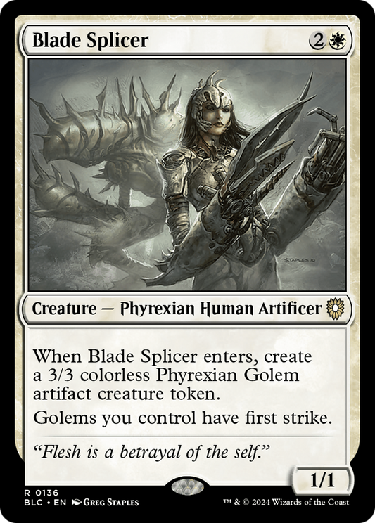 Blade Splicer (BLC-136) - Bloomburrow Commander