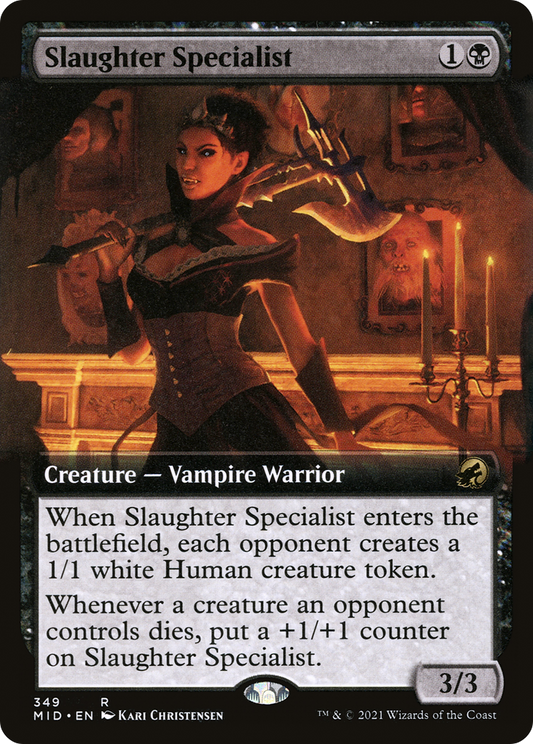 Slaughter Specialist (MID-349) - Innistrad: Midnight Hunt: (Extended Art) Foil