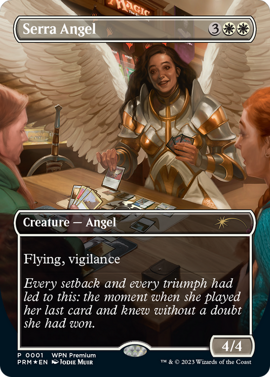 Serra Angel (PW24-001) - Wizards Play Network 2024 (Borderless) Foil