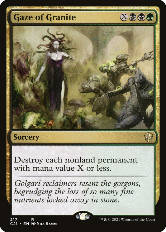 Gaze of Granite (C21-217) - Commander 2021