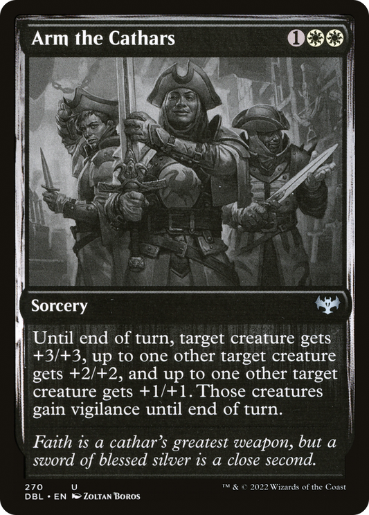 Arm the Cathars (DBL-270) - Innistrad: Double Feature Foil