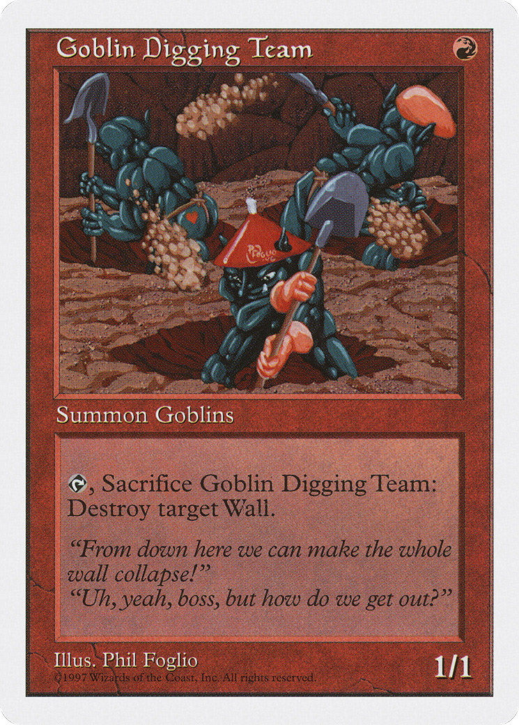Goblin Digging Team (5ED-234) - Fifth Edition