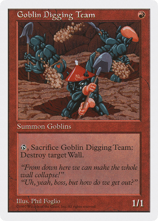 Goblin Digging Team (5ED-234) - Fifth Edition
