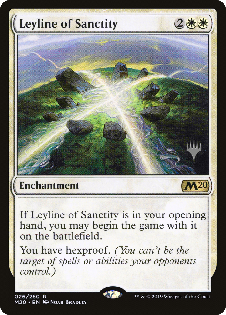 Leyline of Sanctity (PM20-26P) - Core Set 2020 Promos Foil