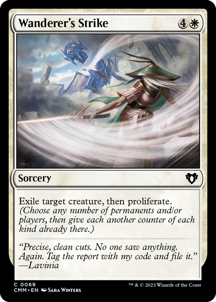 Wanderer's Strike (CMM-069) - Commander Masters Foil