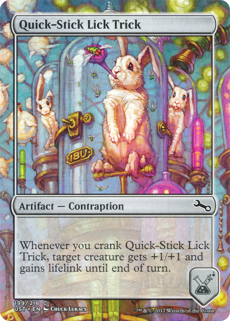 Quick-Stick Lick Trick  (Borderless)(UST-199) - Unstable
