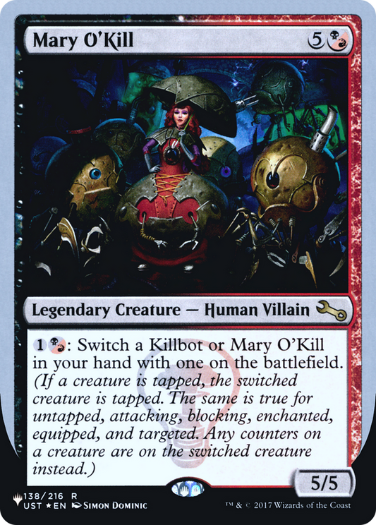 Mary O'Kill (ULST-050) - The List (Unfinity Foil Edition) Foil