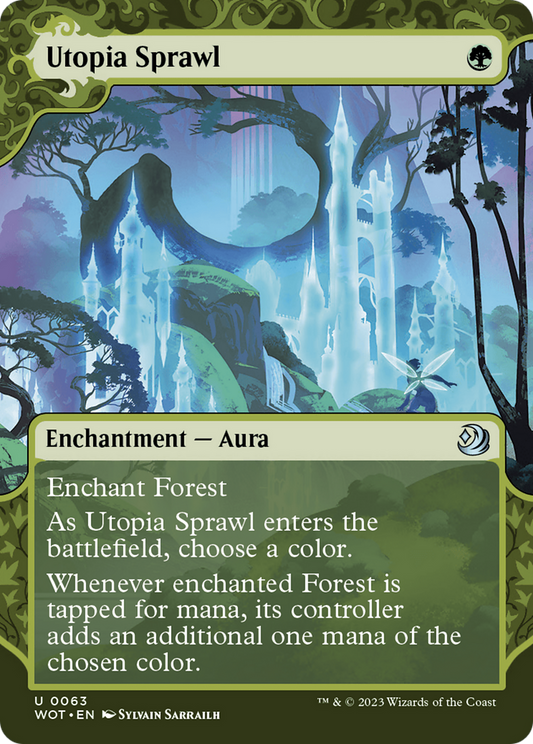 Utopia Sprawl (WOT-063) - Wilds of Eldraine: Enchanting Tales: (Showcase) (Borderless)