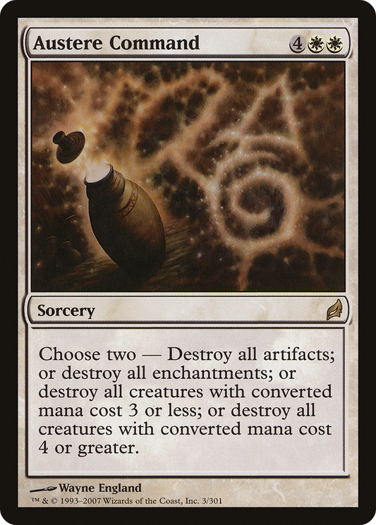 Austere Command (LRW-003) - Lorwyn Foil
