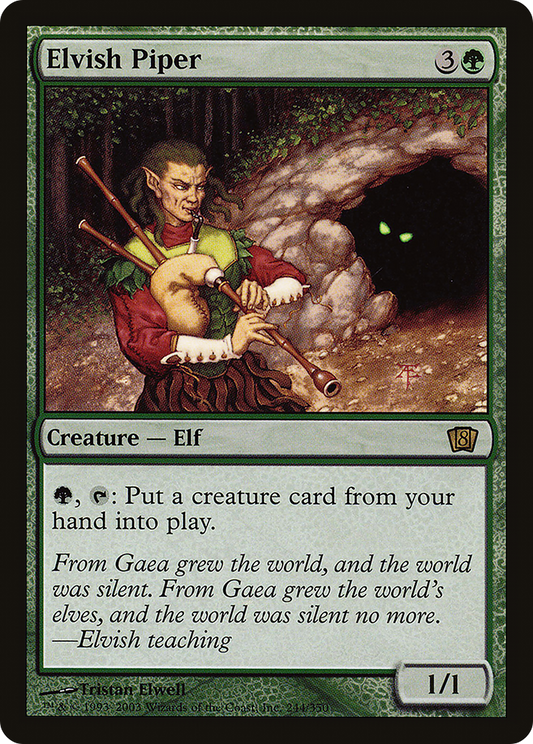 Elvish Piper (8ED-244★) - Eighth Edition Foil