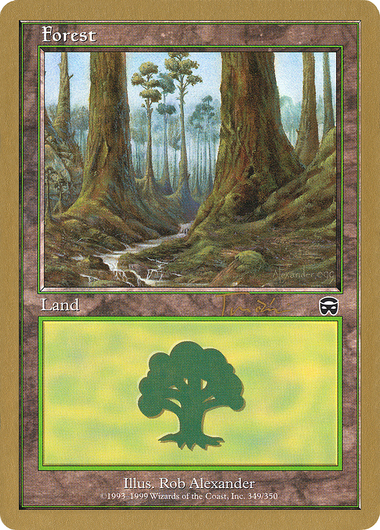 Forest (WC01-JT349) - World Championship Decks 2001