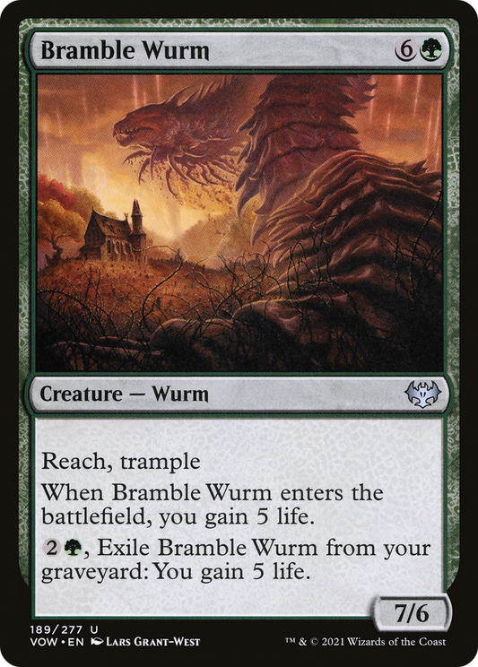 Bramble Wurm (VOW-189) - Innistrad: Crimson Vow