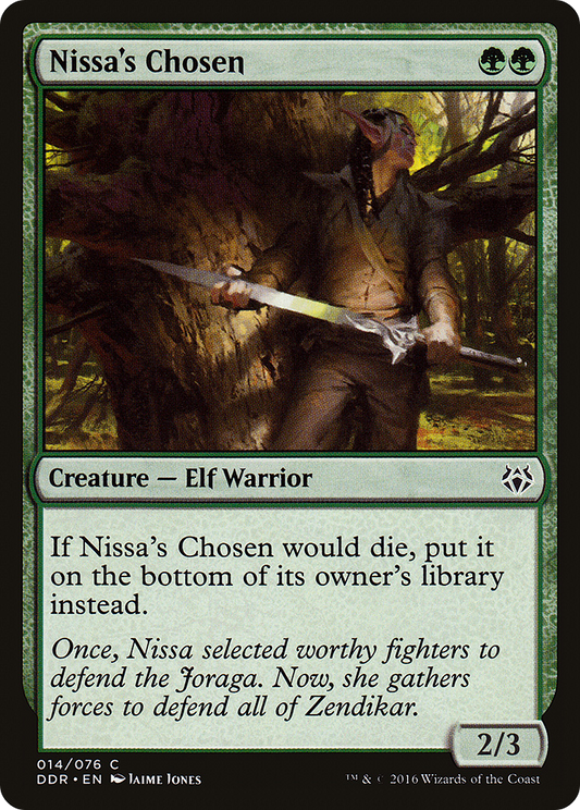 Nissa's Chosen (DDR-014) - Duel Decks: Nissa vs. Ob Nixilis