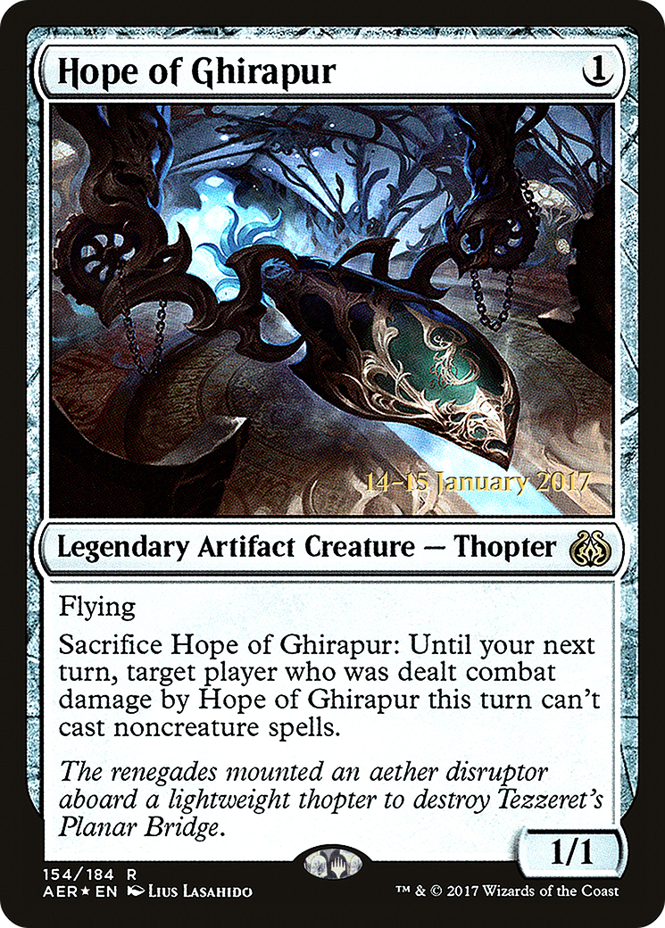 Hope of Ghirapur (PAER-154S) - Aether Revolt Promos Foil