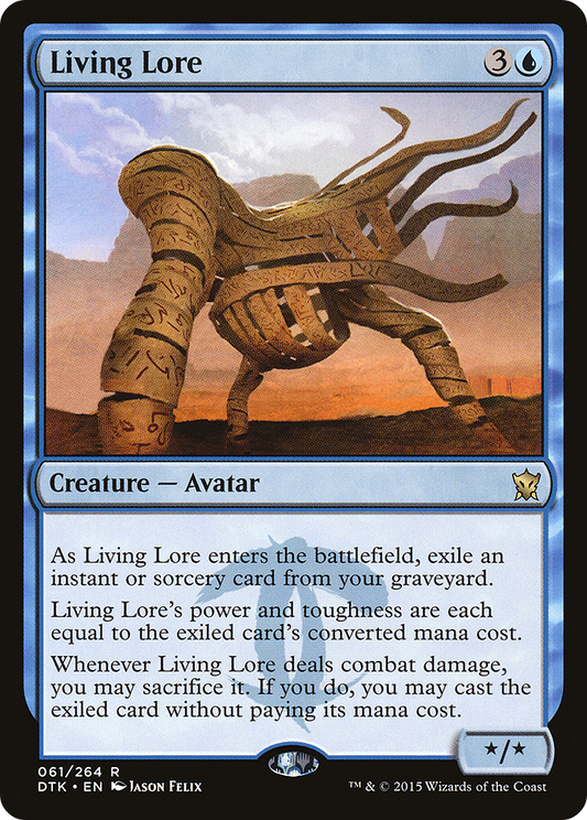 Living Lore (DTK-061) - Dragons of Tarkir Foil