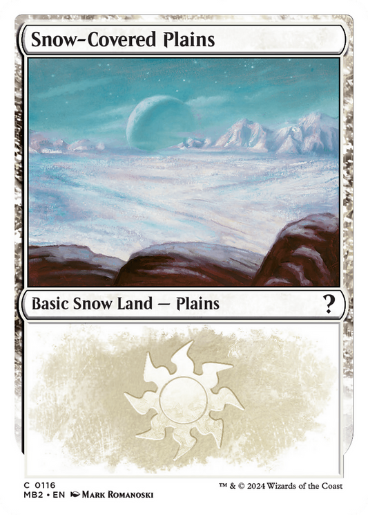 Snow-Covered Plains (MB2-116) - Mystery Booster 2: (snow)