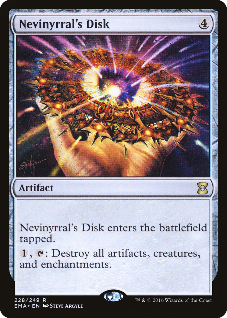 Nevinyrral's Disk (EMA-228) - Eternal Masters Foil