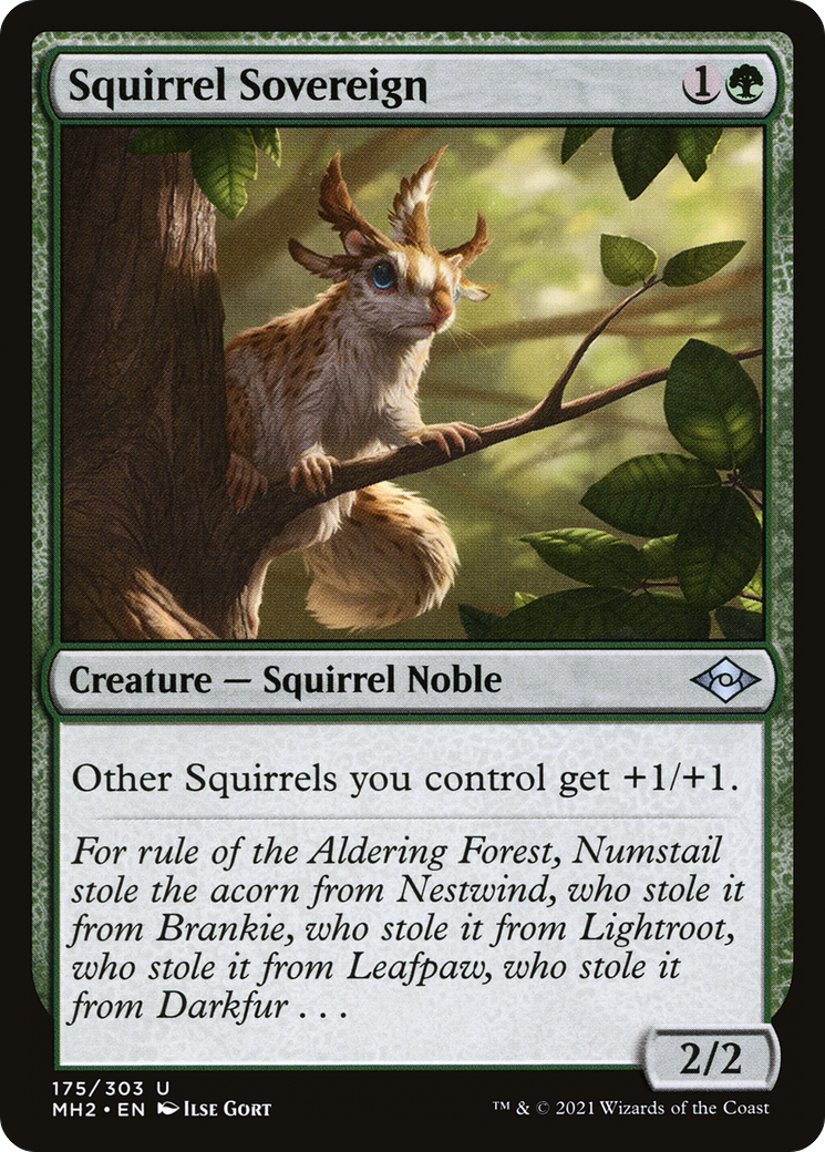 Squirrel Sovereign (MH2-175) - Modern Horizons 2 Foil