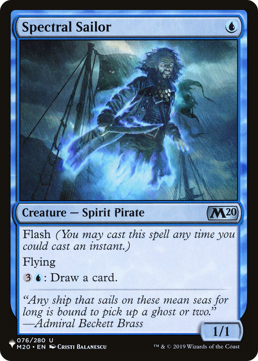 Spectral Sailor (PLST-M20-76) - The List