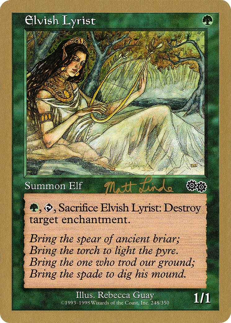 Elvish Lyrist (WC99-ML248) - World Championship Decks 1999