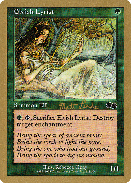 Elvish Lyrist (WC99-ML248) - World Championship Decks 1999