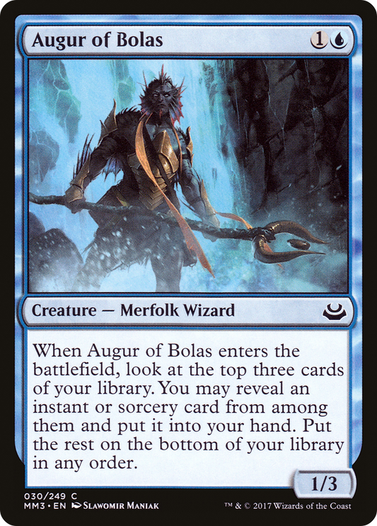 Augur of Bolas (MM3-030) - Modern Masters 2017 Foil