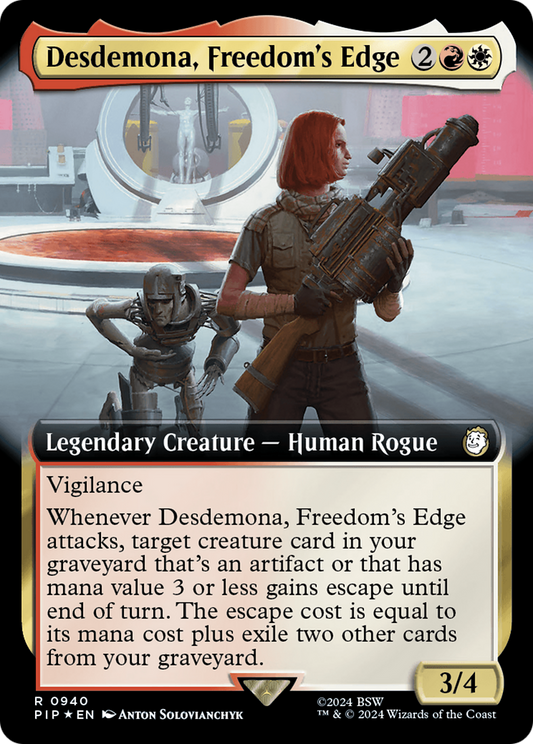 Desdemona, Freedom's Edge (PIP-940) - Fallout: (Extended Art) Foil