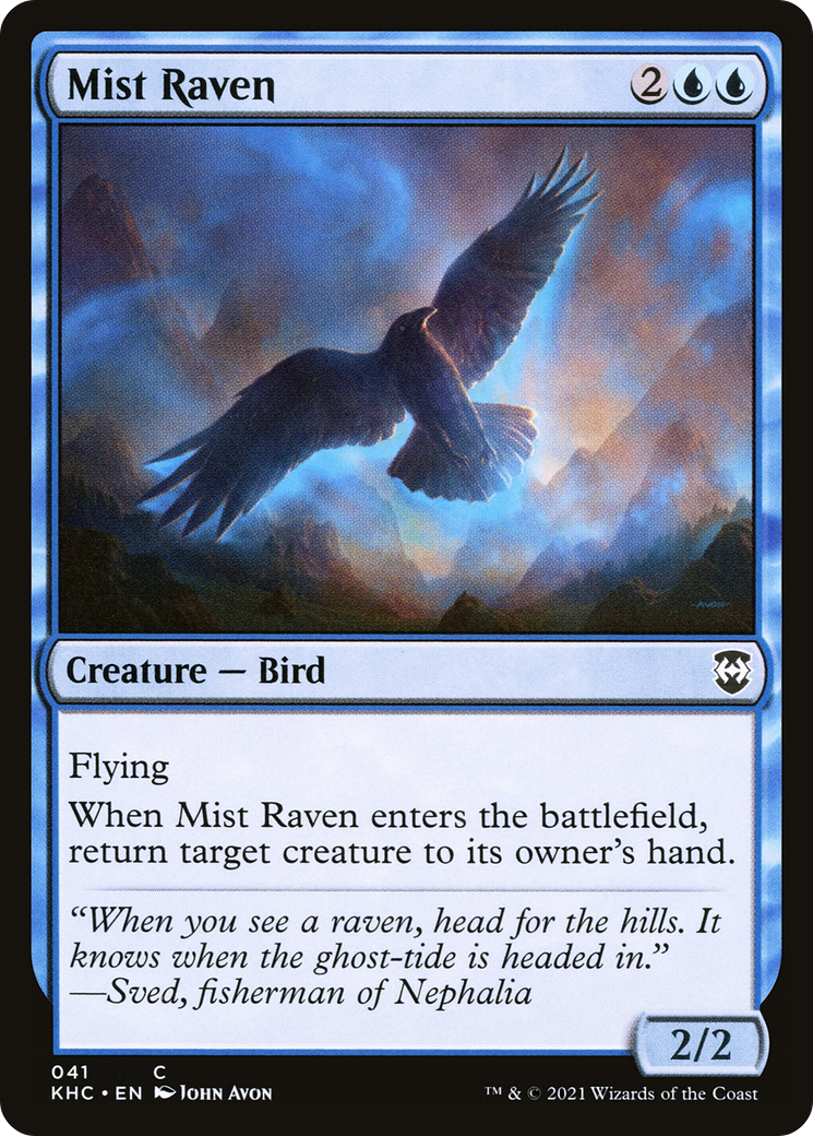 Mist Raven (KHC-041) - Kaldheim Commander