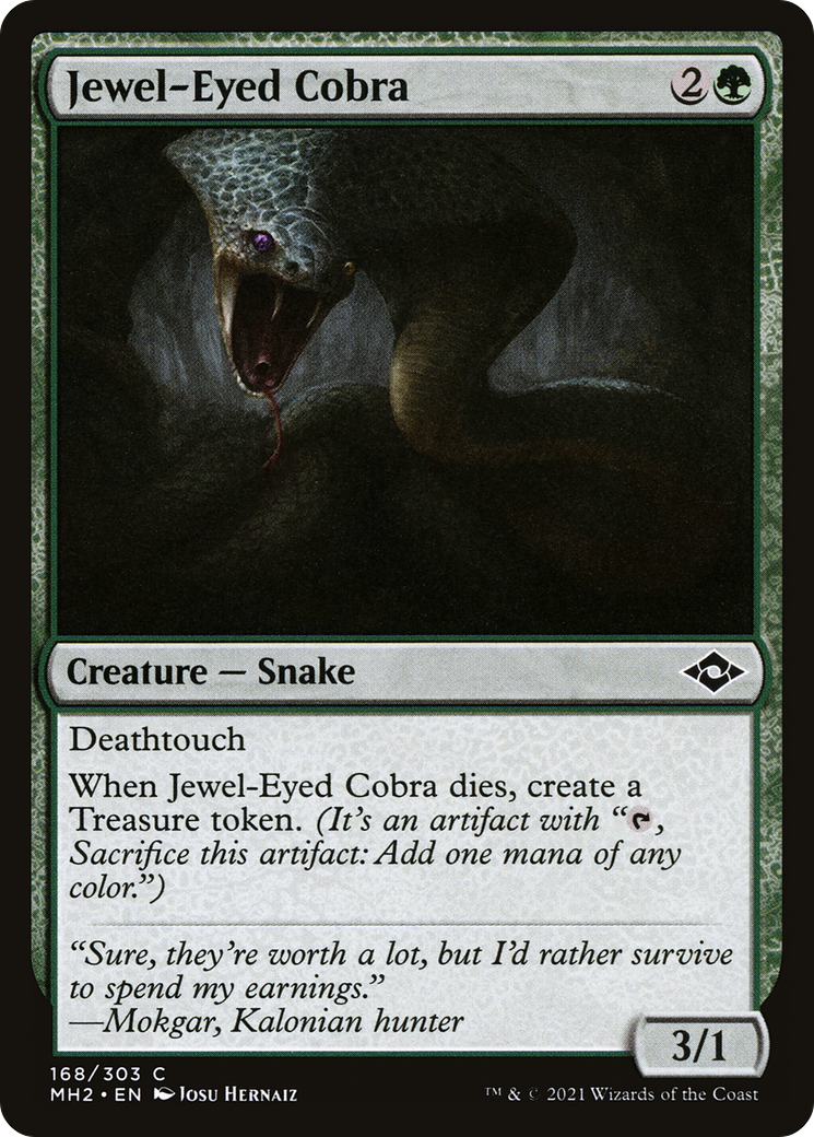 Jewel-Eyed Cobra (MH2-168) - Modern Horizons 2